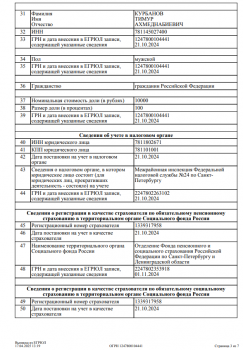 Сертификат филиала Обуховской обороны 120К